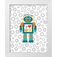 thumbnail image 1 of Robinson, Tamara 15x18 White Modern Wood Framed Museum Art Print Titled - Robot V, 1 of 4