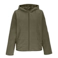 thumbnail image 7 of Oplxuo Quilted Jackets for Women Warm Casual Lightweight Hooded Padded Jacket Long Sleeve Oversized Zip Up Winter Coats, 7 of 7