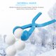 thumbnail image 5 of Bola de nieve redonda para niños, molde de arena de invierno, juguete de lucha de bolas de nieve amarillo Ndcxsfigh libre de BPA, 5 of 7