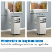 Costway 5000 BTU (8000 BTU ASHRAE) Portable Air Conditioner 3-in-1 Air Cooler w/Dehumidifier & Fan Mode Black