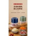 thumbnail image 2 of Machacador de ajo eléctrico, prensa de ajo doméstica, procesador de alimentos complementario, mini trituradora de ajo inalámbrica, máquina picadora de ajo multifunción, 2 of 7