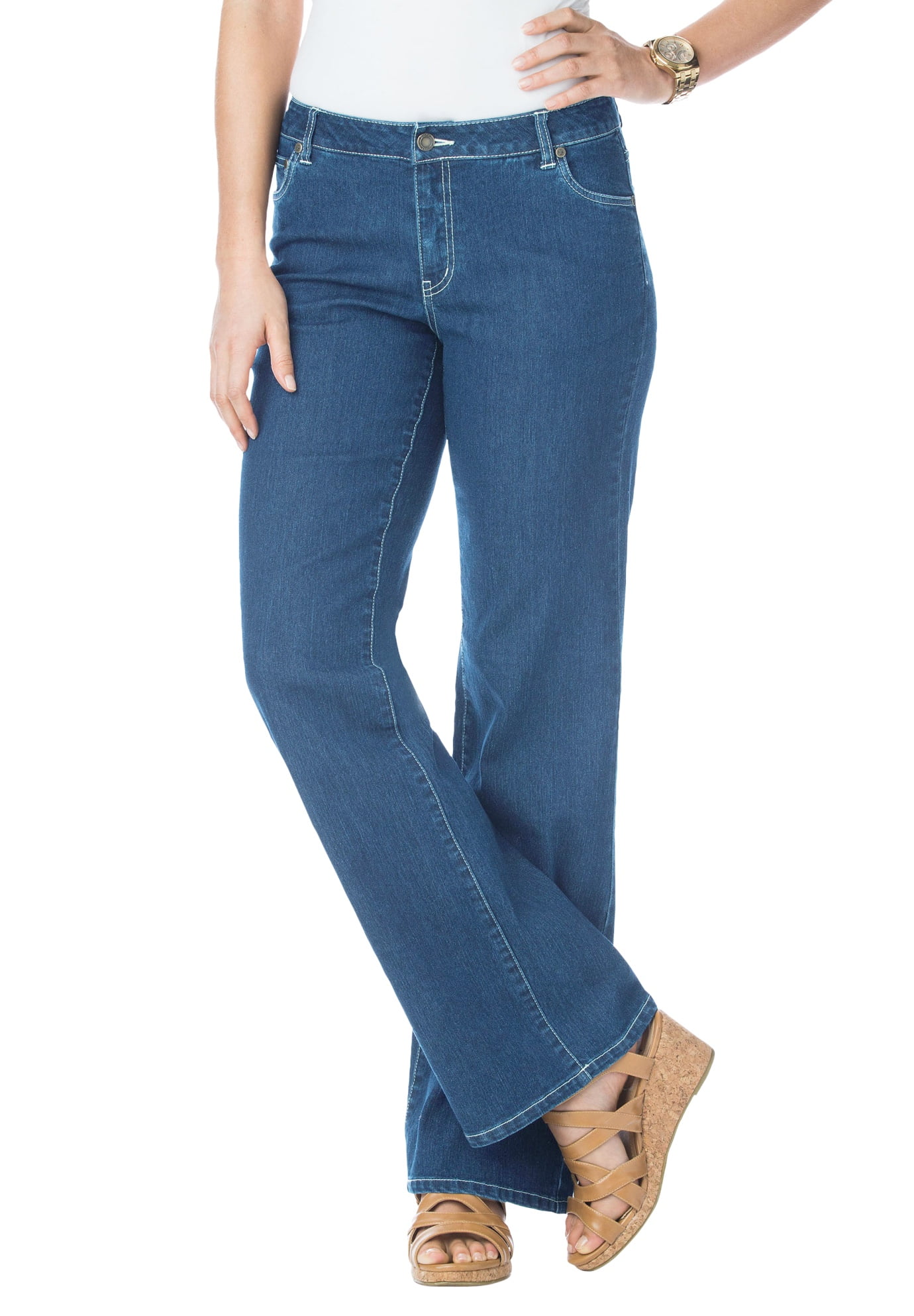 Petite True Fit Bootcut Jeans Jeans 