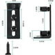 thumbnail image 2 of Guía de rodillos para puerta corredera - Con 2 rodillos - Para puertas correderas - Negra, 2 of 5