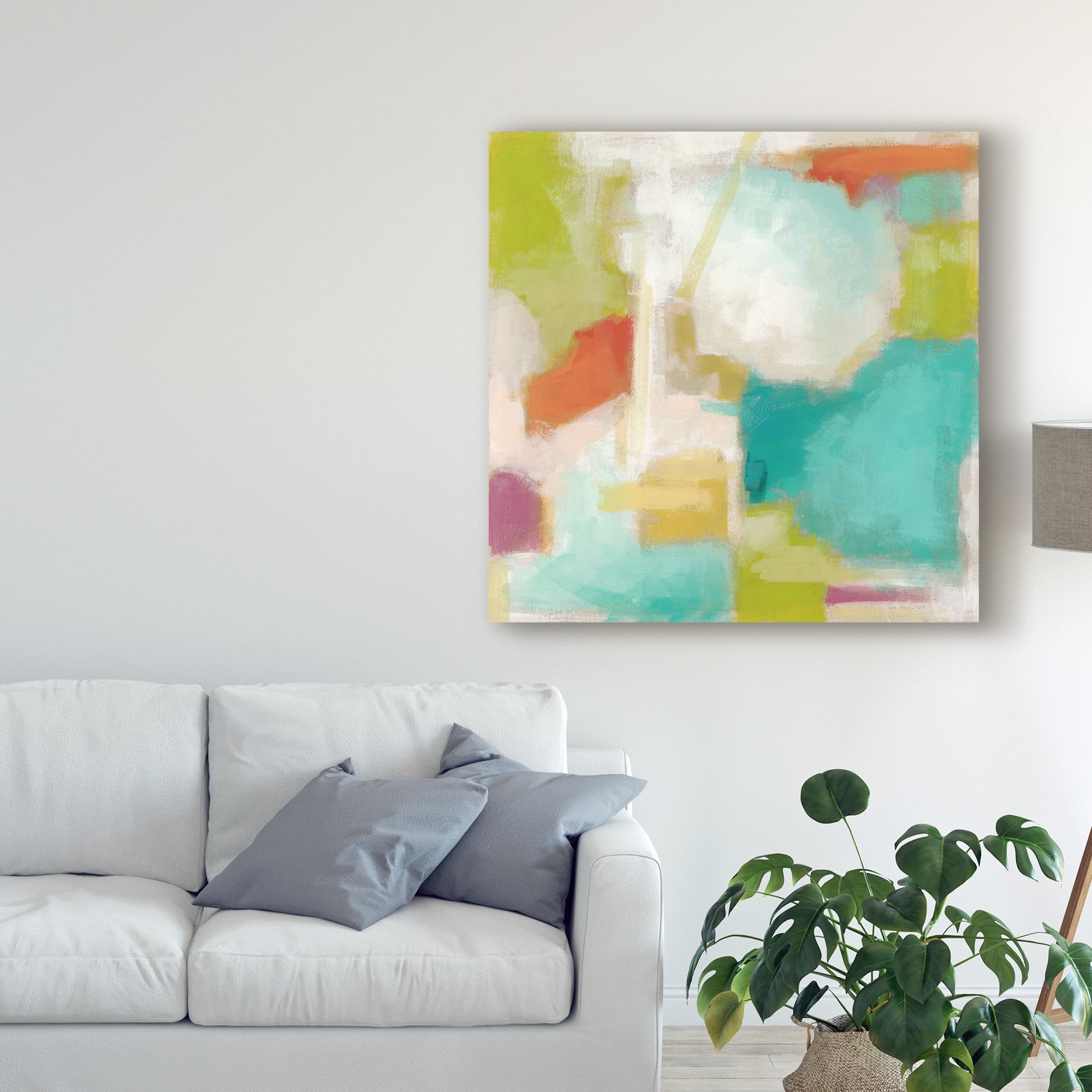 Trademark Fine Art 'Color Space I' Canvas Art by June Erica Vess