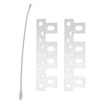 thumbnail image 3 of Acier Inoxydable Alcool Poêle Cross Stand Ultra Léger Camping Poêle Étagère Accessoire, 3 of 7