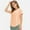Beige, variant on Baqcunre Womens Tops,New Loose Yoga Breathable Sports Casual Elastic Quick Drying Top T Shirt Workout Tops for Women,Gym Tops for Women Shirts for Women Beige S-XXL
