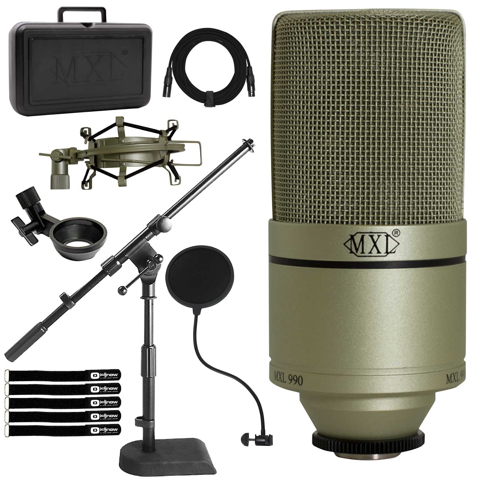 MXL 990 World Renown Vocal Condenser Microphone with Adjustable Bass