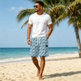 thumbnail image 4 of Cargo Shorts for Men Summer Quick Dry Casual Shorts Drawstring Baggy Comfy Gym Pants Bermuda Soft Sweat Shorts 2XL, 4 of 6