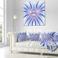 thumbnail image 3 of Designart 16" x 16" Blue Polyester Throw Pillow, 3 of 5