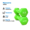 thumbnail image 2 of Par de Mancuernas de Vinyl Tayga  3 Lb, 2 of 6