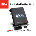 thumbnail image 6 of BOSS Audio Systems R1100M Class A/B Monoblock Car Audio Amplifier for Subwoofer with Bass Boost, 1100 High Output, High and Low Level Inputs, 6 of 8