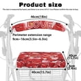 thumbnail image 6 of HELLHERO Love Rollator Walker Seat Back Cover Walker Covers Non-Slip Fit Non-Slip Cover Secure Fit for The Elderly,Happy Valentine's Day, 6 of 7