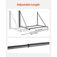 thumbnail image 4 of VEVOR Wall Mounted Folding Tire Rack 32"- 48" Adjustable Storage Rack for Garage, 4 of 9