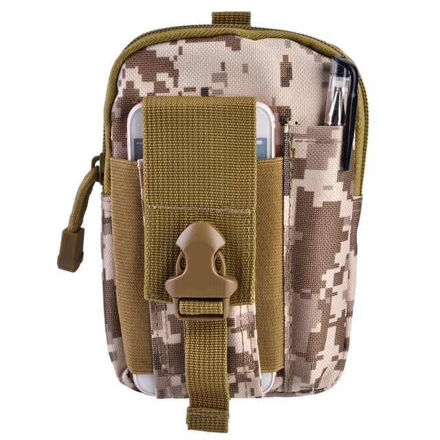 Riñonera unisex para aventuras al aire libre, duradera, multifuncional, con diseño de jungla desértica para uso deportivo y táctico