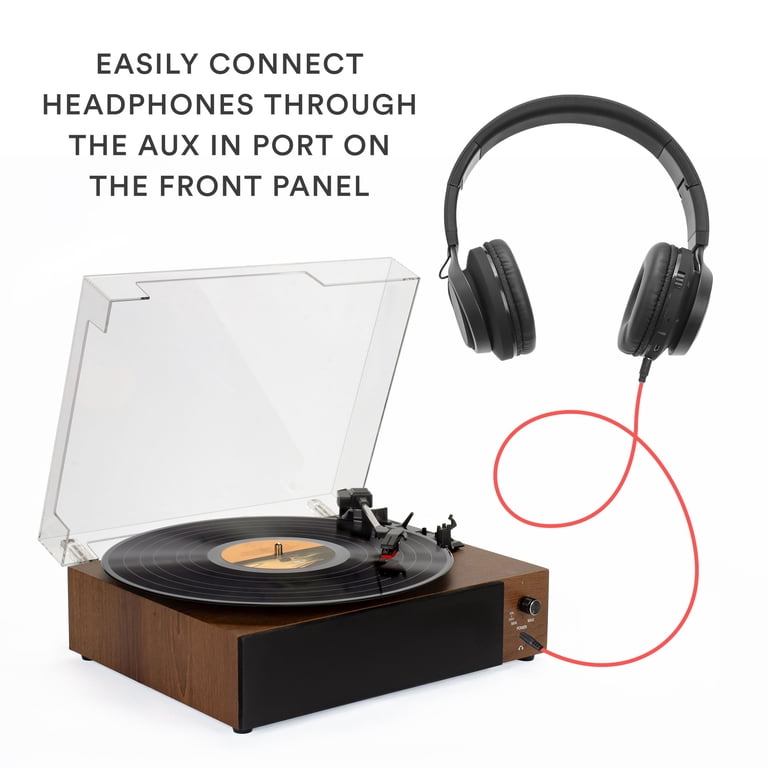 Core Innovations Bluetooth Turntable Wood Finish photo 5