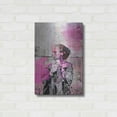 thumbnail image 3 of Luxe Metal Art 'Los Angeles City Girl Pink' by Andrea Haase, Metal Wall At, 16"x24", 3 of 9