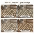 thumbnail image 7 of ODIKA 4'x6' Black Ivory Geometric Maze Design Washable Area Rug Intricate Handwoven Pattern with Modern Flair for Home Office, Under Desk, Non-Slip Chair-Friendly, Flatwoven, 7 of 7