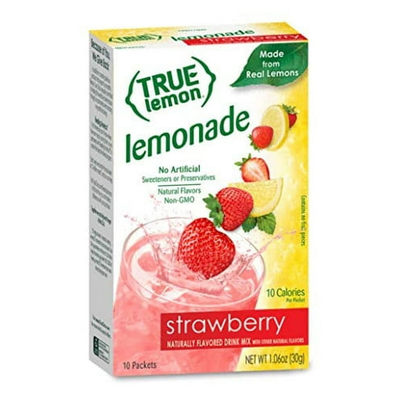 Strawberry Lemonade True Citrus Lemon 10 Count Box