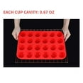thumbnail image 3 of FL 24-cup, 2-piece, non-stick silicone baking tray, perfect for muffin cakes, tarts, and breads, 3 of 7
