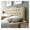 Beige, variant on Annabel Tufted Button Linen Fabric Upholstered Queen Headboard in Beige