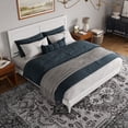 thumbnail image 3 of Berkshire King Wood Low Profile Platform Bed in White, 3 of 12