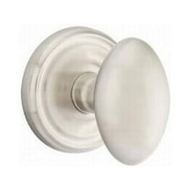 Emtek 8200EUS15 Egg Knob Privacy with Regular Rose, Satin Nickel