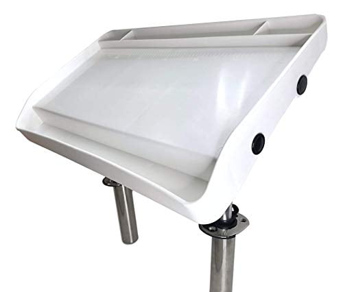 Pactrade Marine Fishing Deluxe Large Bait Fillet Cutting Board Rod Holder Mount