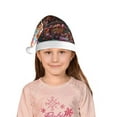thumbnail image 5 of Honeii fairy-tale-world-with-delicious-candy Print Hat Santa Claus Hat For Xmas Party, Christmas Caps For Boys Girls Child,Christmas Beanie, 5 of 6
