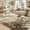 Brown, variant on Ivalue 5x7 Area Rug Abstract Washable Rugs for Living Room Low Pile Neutral Area Rug for Bedroom (Gray)