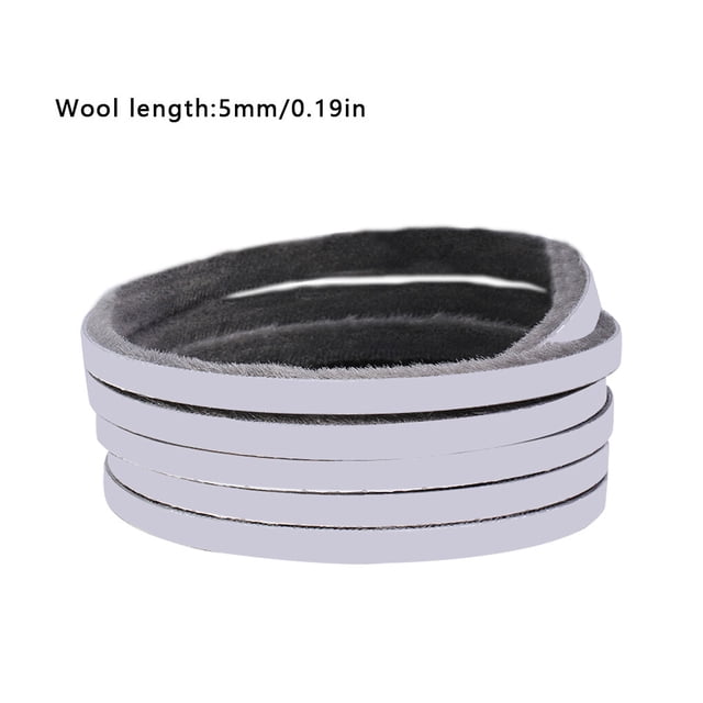 Window Door Sealing Tape Self-adhesive Door Window Windproof Soundproof Sealing Strip 9mmx5mmx5m