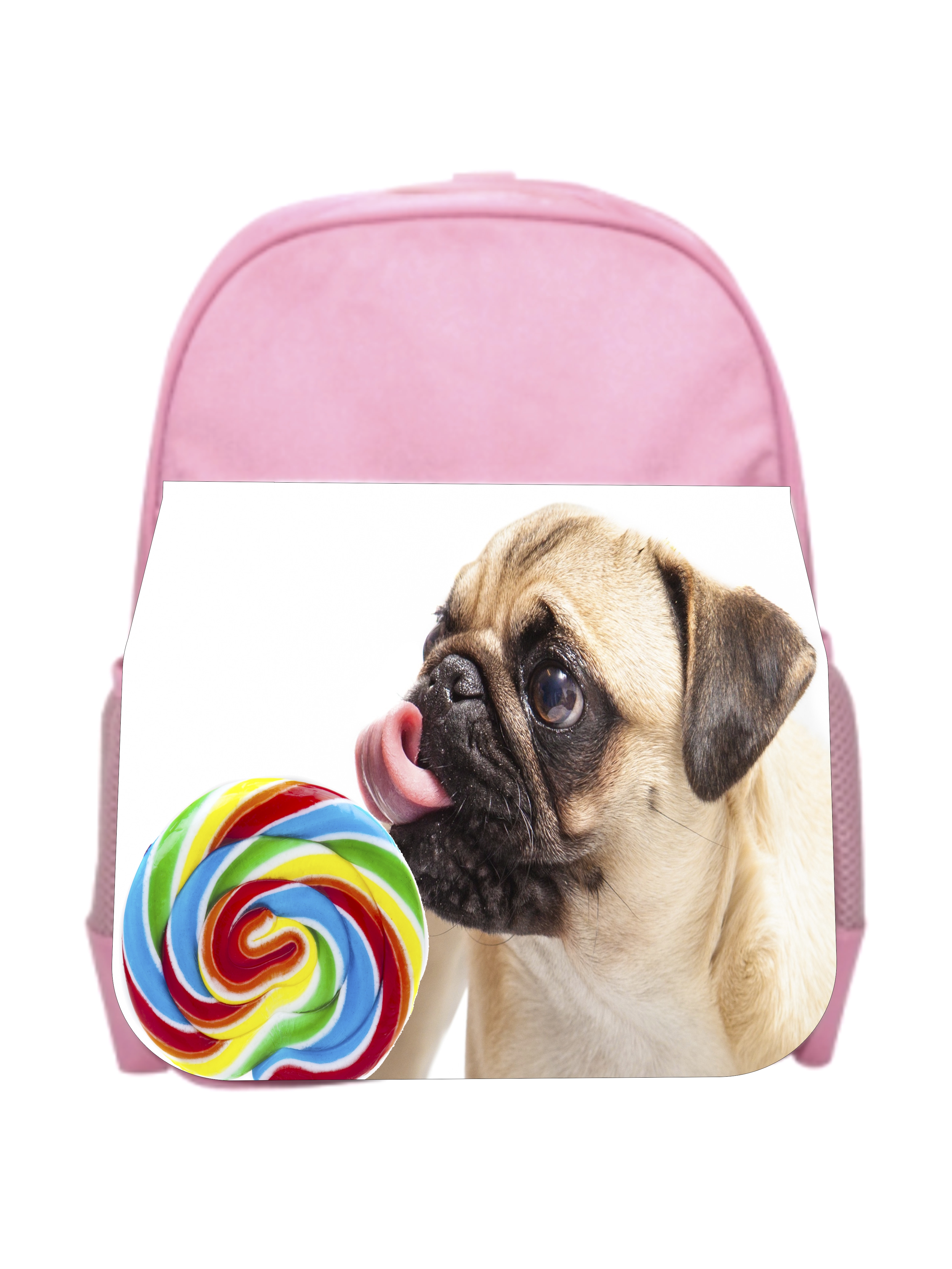 Pug & Lollipop Girls Pink Preschool Toddler Childrens Backpack