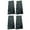 Black, variant on VMWMSSR Horse Leg Protector Wrap 4 Pack Breathable Mesh Adjustable Equine Fly Boot Lightweight Horse Lower Leg Guard For Daily Riding Training Accessory(Black-18.5")