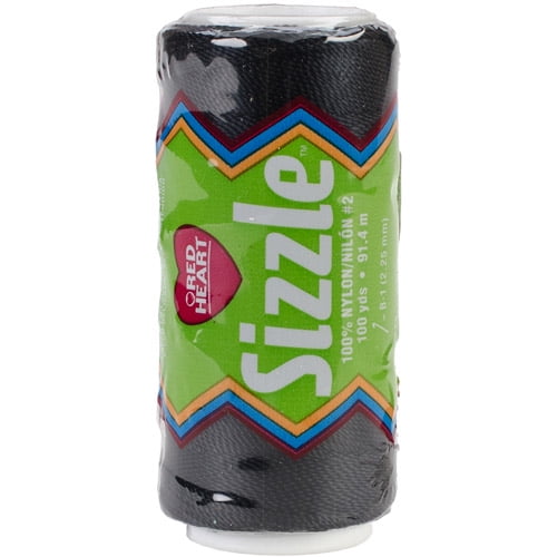 Red Heart Sizzle Nylon Yarn, 100 Yd.