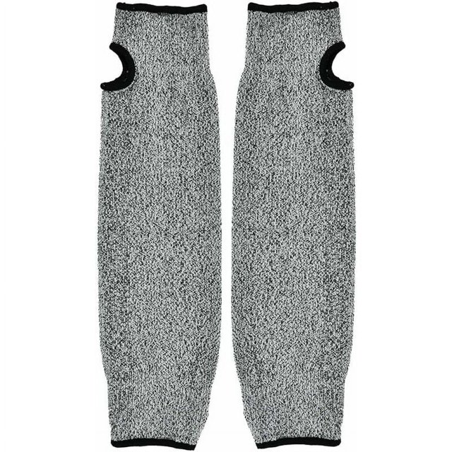 Manga protectora para brazo, manga de seguridad para brazo, guantes de trabajo de manga larga resistentes a cortes antiabrasión para cocina de jardín y trabajos agrícolas (35 cm) un par