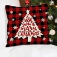 thumbnail image 4 of MORESEC Christmas Tree Throw Pillow Covers 18X18 Inch - Festive House Decor For Couch Sofa And Office - Machine Washable Polyester Zip Closure No Inser Clearance Under 5, B, 4 of 4