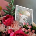 thumbnail image 3 of 3drose, Cute Pastel Watercolor Animal Illustration - Bunny - Easter Wishes, 6 Greeting Cards with Envelopes, 3 of 7