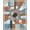 Blue Rust Orange, Pattern 8, variant on ODIKA Entrance Transitional Round Balanced Ring Circle Circular Made for Playroom, Bedroom, Reading Nook, Pet Friendly & Kids Safe Play