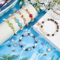 thumbnail image 4 of 1 Box 198Pcs DIY 6 Sets Bracelet Making Kits Sea Turtle Starfish Beads Summer Hawaii Ocean Beads Turquoise Bead Round Wood Beads for Jewelry Making Kits Adult Women Gifts Supplies, 4 of 6