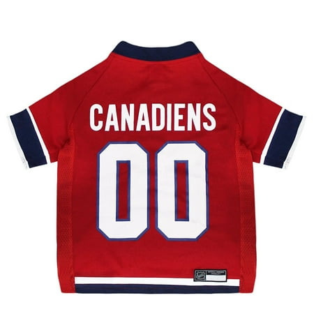 UPC: 0849790078048 | Pets First NHL Montreal Canadiens Mesh Jersey for Dogs and Cats – Licensed