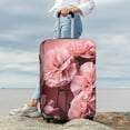 thumbnail image 7 of Hirioo Delicate Pink Carnations for Elasticity Suitcase Cover (No luggage Included) Durable Luggage Protector Fits 18-32 Inch Luggage-Medium, 7 of 7