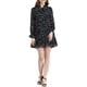 thumbnail image 1 of VESTIDO FLORAL SUELTO CON VOLANTES Y NUDO EN EL CUELLO PARA MUJERES INSPIRADO EN CHIC S NEGRO, 1 of 7