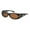 Black with Brown, variant on Polarized Fit Over Sunglasses Side Shield Cover Over Prescription Eye Glasses