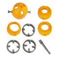 thumbnail image 1 of 8pcs Drill To Pipe Threader Adapter Set Thread Maker Tool For Home DIY Plumbing And Professional Repair Projects, 1 of 4