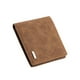 thumbnail image 5 of Guardurnaity Carteras de moda para hombre, tarjetero de diseño corto de PU, monedero de bolsillo con cremallera para hombre, bolso de mano, Color café corto 2piezas, 5 of 6