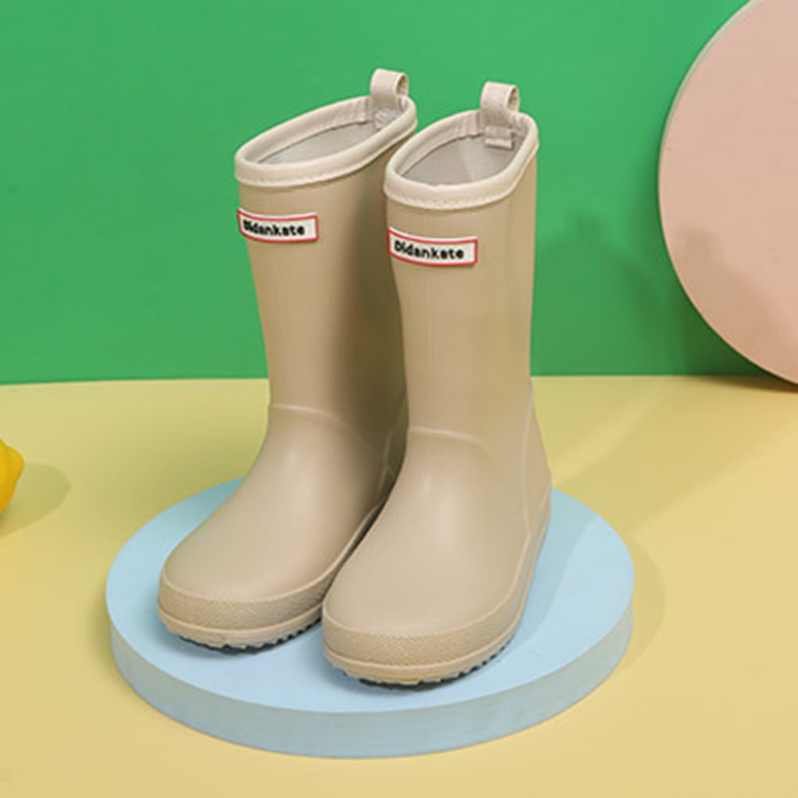 nsendm Girls Shoes Big Kid Female Size 3 Girls Boots Girls Boys Non Slip Kids Rain Boots Child Shoes Unisex Children Boots Size 8 Toddler Girl Boots