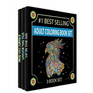 Adult Coloring Books Set - 120 Unique Designs for Relaxation by ...