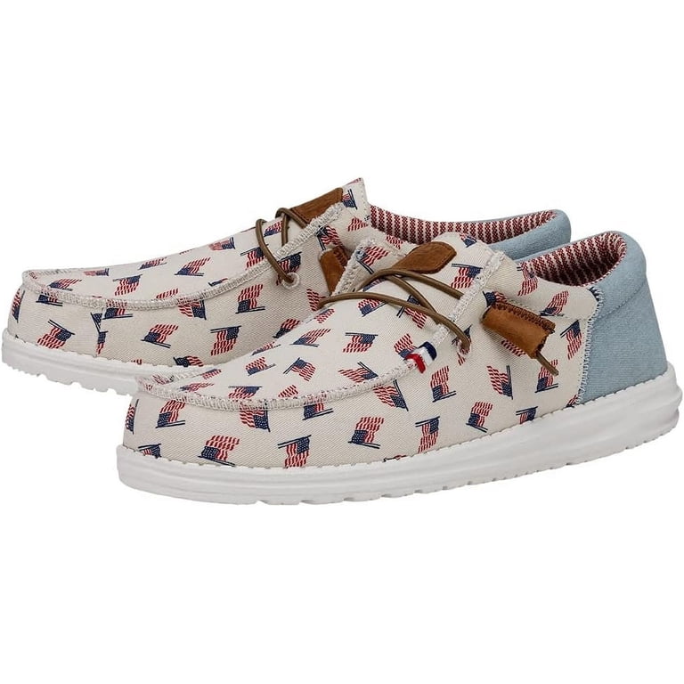 Hey Dude Wally Americana Flag Size 9 Men display picture 3