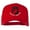 Red, variant on Pow Mia Symbol Embroidered Twill Mesh Cap - Khaki OSFM
