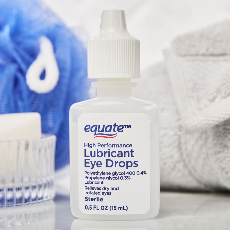 Equate High Performance Lubricant Eye Drops, 0.5 fl. Oz., 2 Count Equate High Performance Lubricant Eye Drops, 0.5 fl. Oz., 2 Count