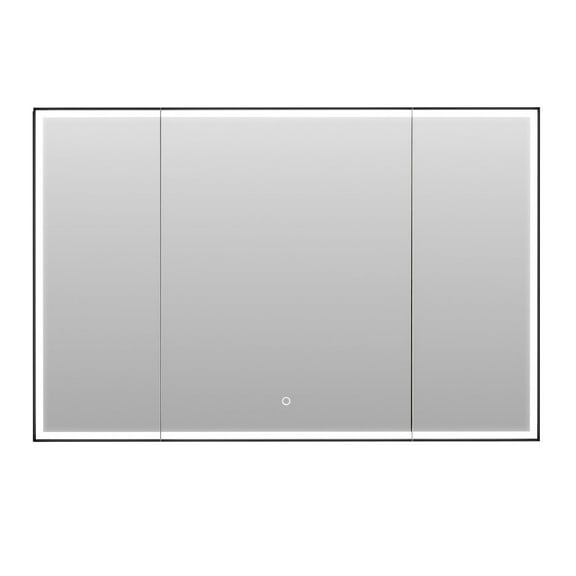 Fenice 48" Aluminum Surface-Mount/Reccessed Lighted Mirror Medicine Cabinet